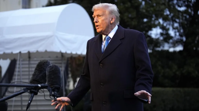 Trump al rey Carlos III: "Logró que los demócratas se pusieran de pie"  